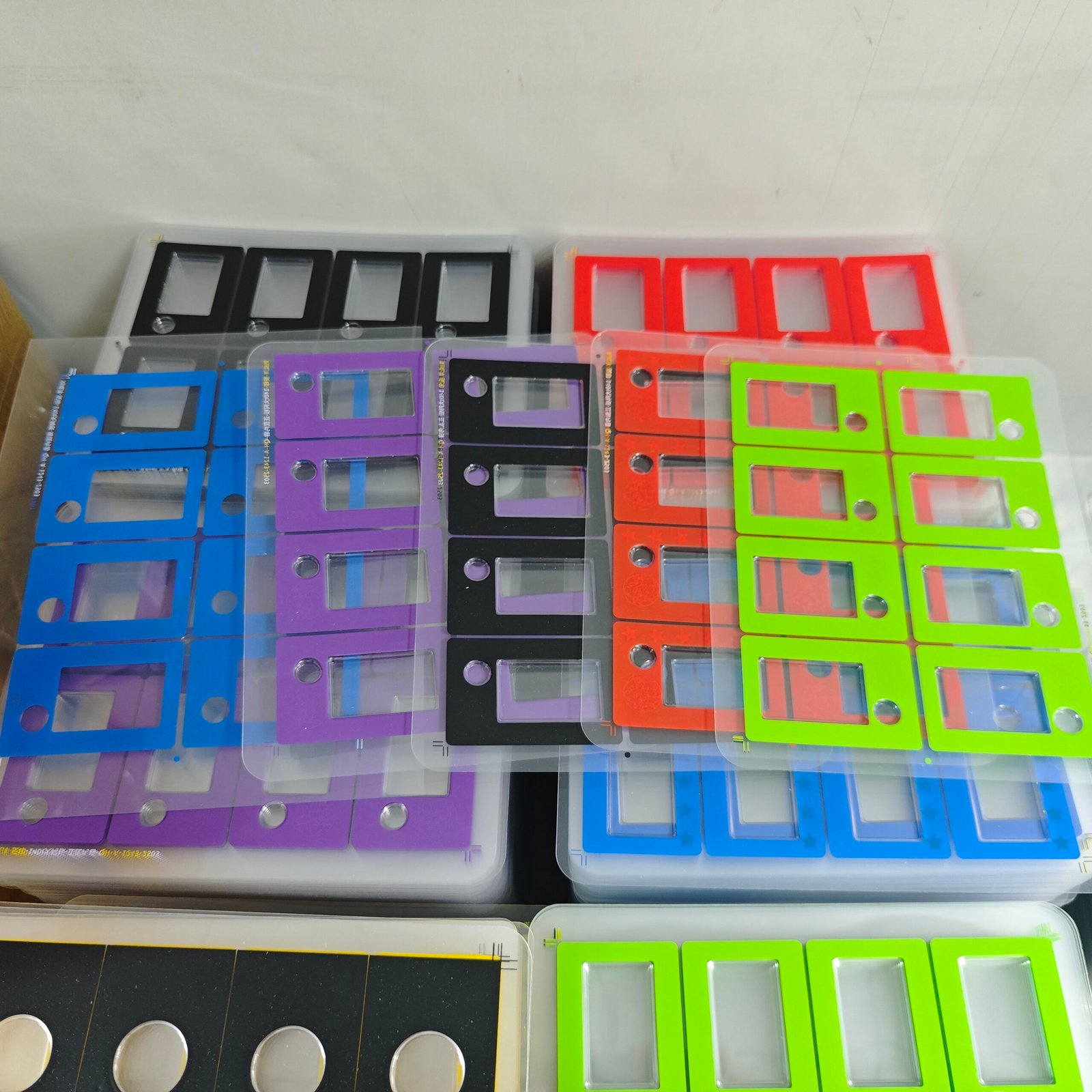 Custom color blister card packaging samples for coins and precious metal products