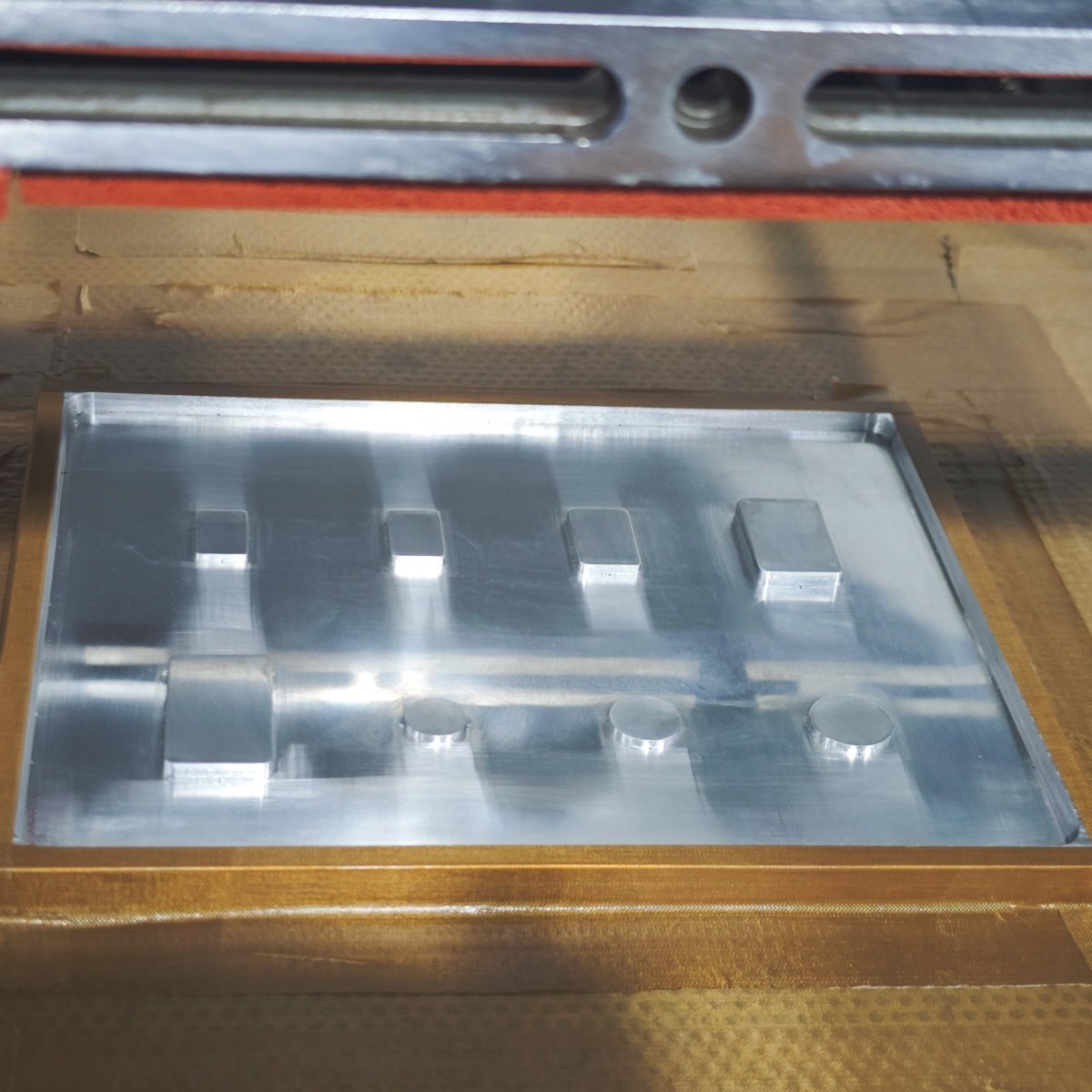 Custom thermoformed cavity production for refinery bar and collectible coin blister cards
